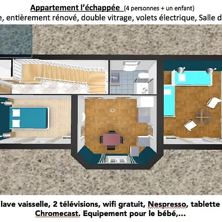 Apartmán La M.talbot, Plage Vue Mer Sainte-Adresse